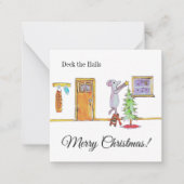 Deck The Halls ノートカード (正面)