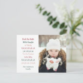 Deck The Halls Christmas Holiday   ポストカード (スタンド正面)