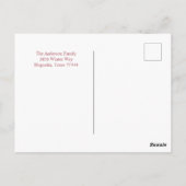 Deck The Halls Christmas Holiday   ポストカード (裏面)