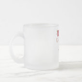 Deck the Halls: Merry Christmas Cheer" フロストグラスマグカップ (左)