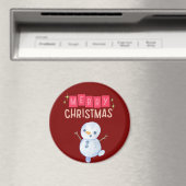 Deck the Halls: Merry Christmas Cheer" マグネット (インサイチュ (食洗機))