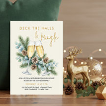 Deck the Halls Mingle シャンパン ホリデーパーティー