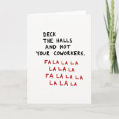 Deck The Halls Not Your Coworkers カード (正面)