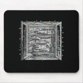 Deck The Halls With Guns &amp; Ammo (on Back)  マウスパッド (正面)