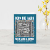 Deck The Halls With Guns And Ammo  カード (黄色い花)