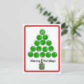 Deck the Halls with Pickleballs Christmas Party 招待状 (スタンド正面)