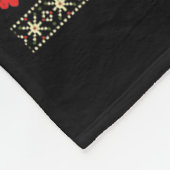 Deck The Halls With Trash Raccoon Ugly Christmas S フリースブランケット (角)