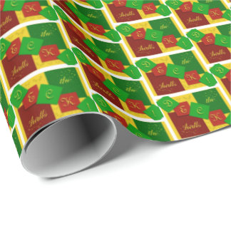 "Deck the Halls" wrapping paper ラッピングペーパー