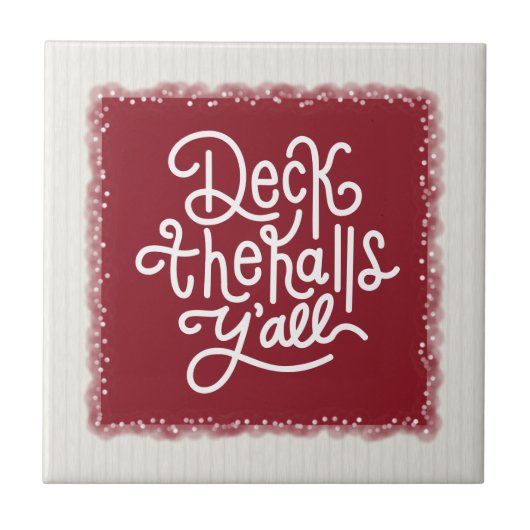 Deck the Halls Y'all タイル (正面)