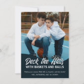 Deck the Holesバスケットボールの数々の写真 シーズンカード (正面)