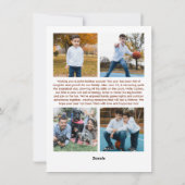 Deck the Holesバスケットボールの数々の写真 シーズンカード (裏面)