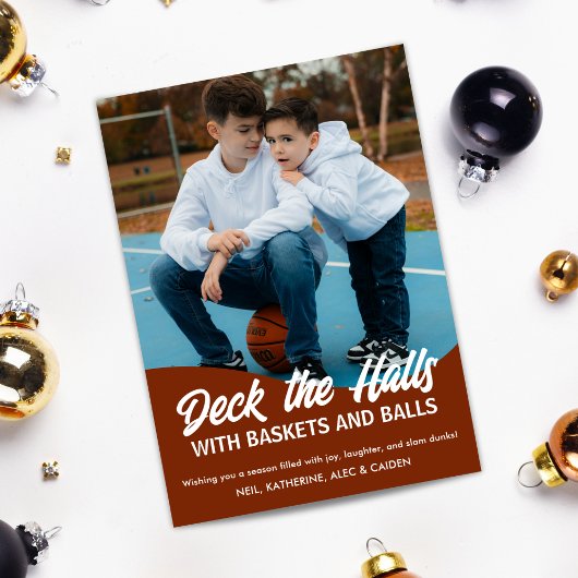 Deck the Holesバスケットボールの数々の写真 シーズンカード