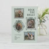 Deck The Holes 4 Photo Frameクリスマス シーズンカード (スタンド正面)