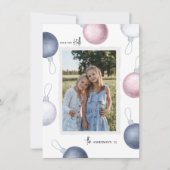 Deck the Holes Bauble写真クリスマス シーズンカード (正面)