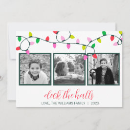 Deck The Holes Christmas Photo Card シーズンカード