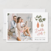 Deck the Holes Photo Holiday Card シーズンカード (正面)