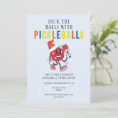 Deck the Holes Pickleball Christmas Tournament 招待状 (スタンド正面)