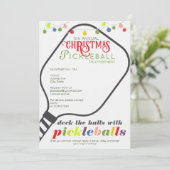 Deck the Holes Pickleball Christmas Tournament 招待状 (スタンド正面)