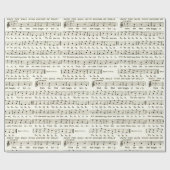 Deck the Holes Sheet Music Wrapping紙 ラッピングペーパー (フラット)