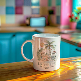 Deck the Palms | フンチュラピカル・クリスマス コーヒーマグカップ