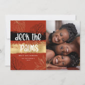 Deck the Palms' メレカリキマカ 写真入りカード シーズンカード (正面)
