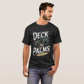 Deck The Palms Christmas Forced Family Fun Tシャツ (正面フル)