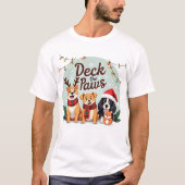 Deck The Paws Tシャツ (正面)