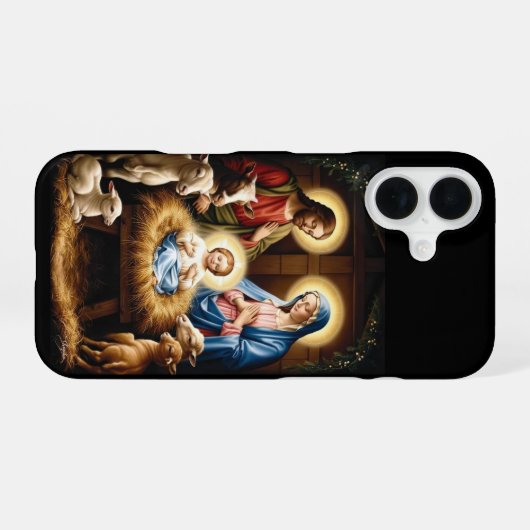 Deck Your Tech: Festive Christmas Wallpaper 2026 iPhone 16ケース (裏面横)