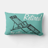 Deckchairのレトロの退職したな昼寝の腰神経の枕2 ランバークッション (裏面)