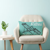 Deckchairのレトロの退職したな昼寝の腰神経の枕2 ランバークッション (椅子)