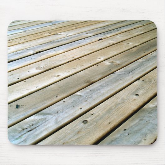 deckingの背景 マウスパッド (正面)