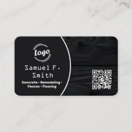 Decking and Fencing Custom QR 名刺