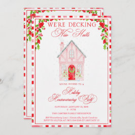 Decking New Halls Christmas Housewarming 招待状
