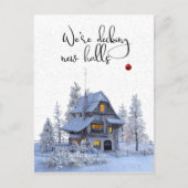 Decking New Holesアドレス通知クリスマス移動 案内ポストカード (正面)