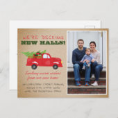 Decking New Holesクリスマスフォトホリデームービング 案内ポストカード (正面/裏面)