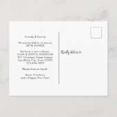 Decking New Holesクリスマスフォトホリデームービング 案内ポストカード (裏面)