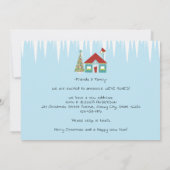 Decking New Holesクリスマスフォトホリデームービング 案内状 (裏面)