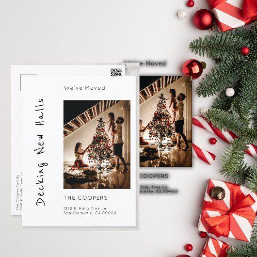 Decking New Holesクリスマス引っ越しました写真 ポストカード