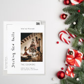 Decking New Holesクリスマス引っ越しました写真 ポストカード