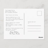 Decking New Holesクリスマス引っ越しました写真 ポストカード (裏面)