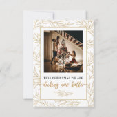 Decking New Holesホリデー移動告知 サンキューカード (正面)