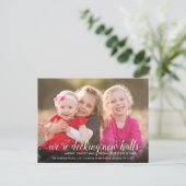 Decking New Holes写真クリスマスホリデームービング 案内ポストカード (スタンド正面)