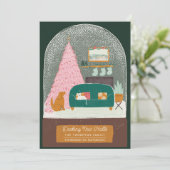 Decking New Holes Snow Globe Moving Announcement シーズンカード (スタンド正面)