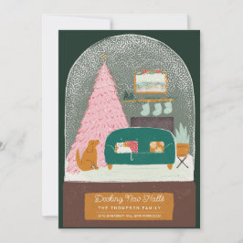 Decking New Holes Snow Globe Moving Announcement シーズンカード