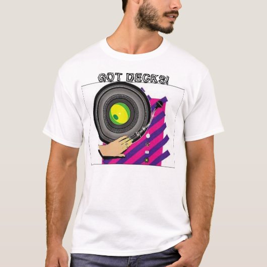 decks203の得られたデッキ! tシャツ (正面)