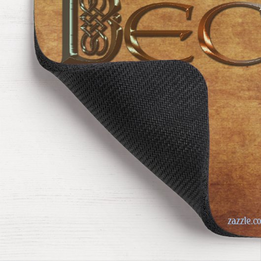 DECLANネームブランドギフトパーソナライズされたマウスパッド マウスパッド (コーナー)