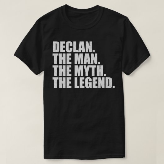 DeclanDeclan名デクラン与え名 Tシャツ (デザイン正面)
