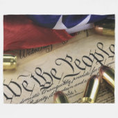 Declaration of Independence   フリースブランケット (正面(横))