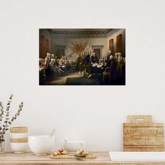 Declaration of Independence  ポスター (キッチン)
