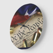 Declaration of Independence   ラージ壁時計 (傾斜)